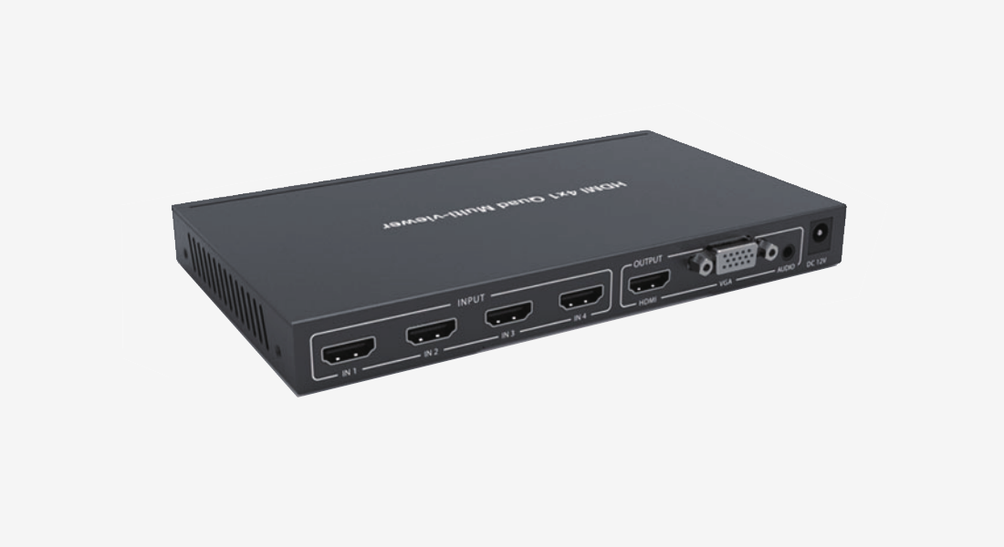 HDMI 4K60 4*1无缝切换器带多画面分割